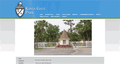 Desktop Screenshot of kingsgatepark.com